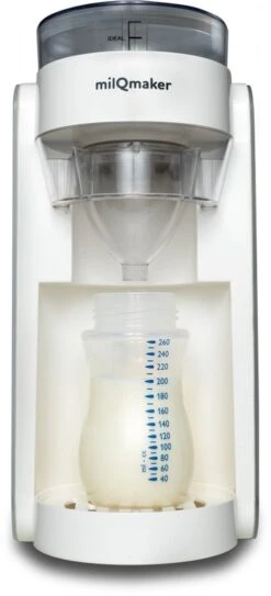 MilQmaker Flesvoeding Apparaat - Baby Milk Maker - Flessenwarmer/Fles Verwarmer - Baby Fles Maker - Baby Senseo - Baby Melk Machine - TÜV Gecertificeerd - Milkmaker -Jollein Winkel 546x1200
