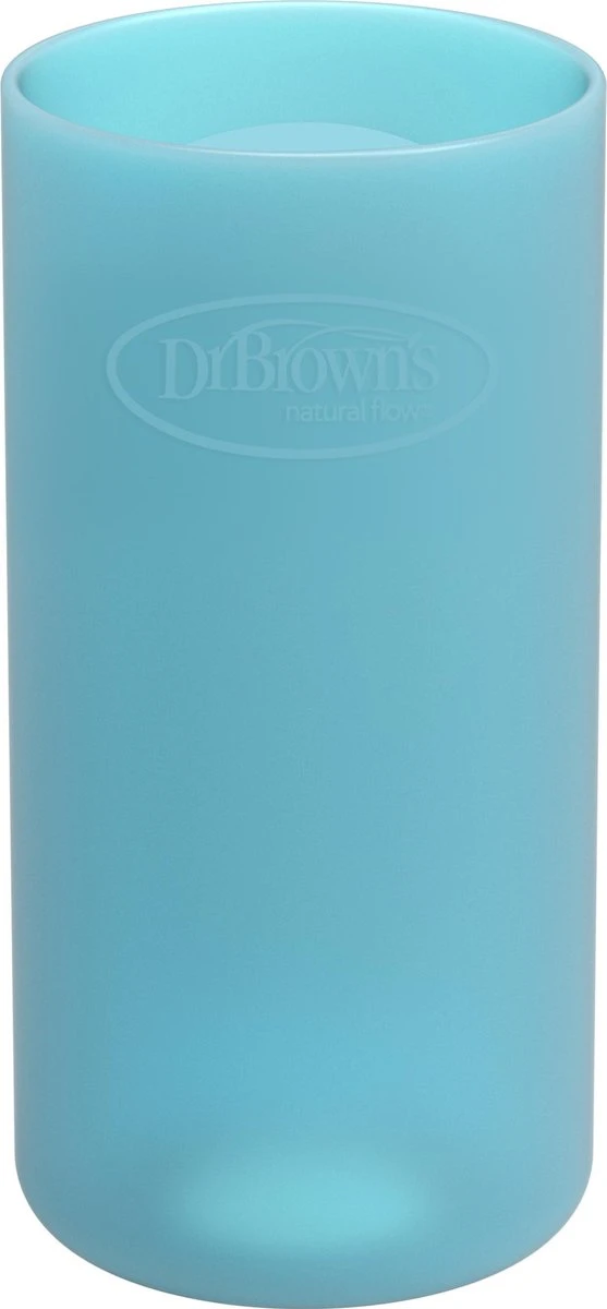 Dr. Brown's Flesbeschermer Standaard Hals Blauw 250ml 2 Dr. Brown's Flesbeschermer Standaard Hals Blauw 250ml - Afbeelding 2