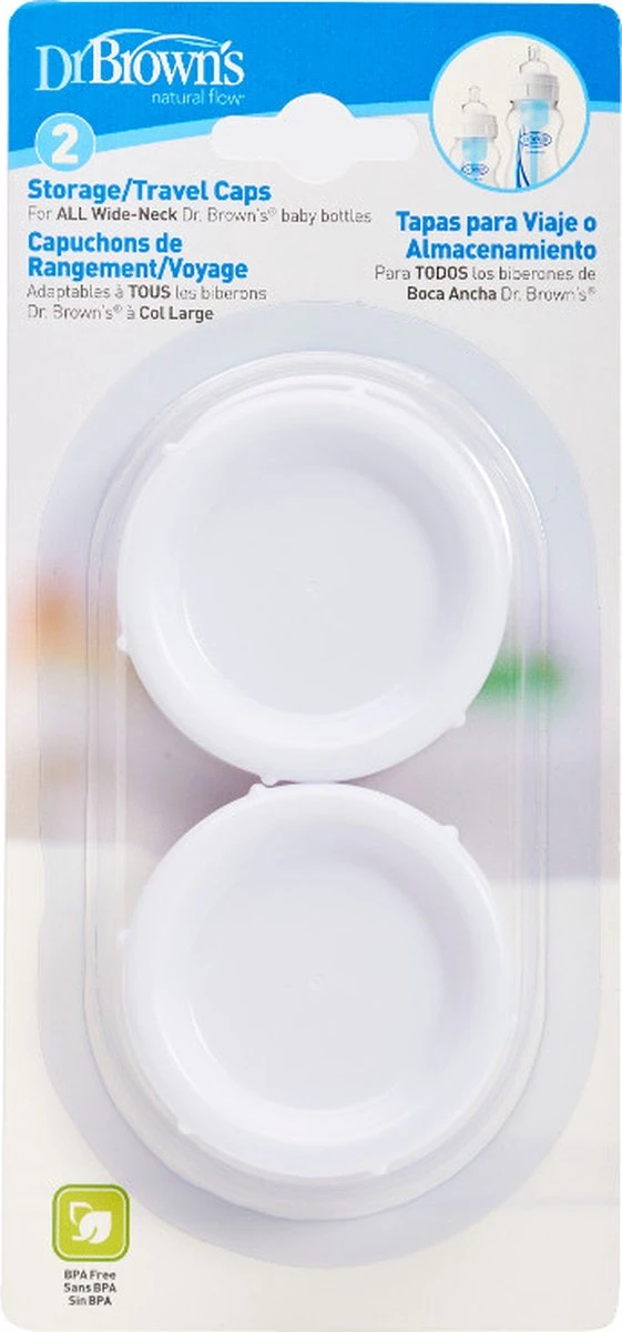 Dr. Brown's Afsluitdoppen Brede Halsfles - 2 Stuks 5 Dr. Brown's Afsluitdoppen Brede Halsfles - 2 Stuks - Afbeelding 5