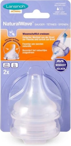 Lansinoh - Speen Trage Toevoer - Natural Wave - 2 Stuks -Jollein Winkel 589x1200 1