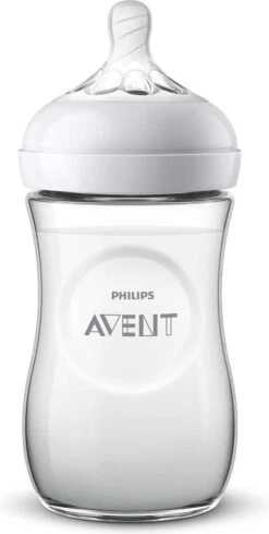 Philips Avent Natural Babyfles - SCF070/22 Babyfles (1m+) Voor Langzame Toevoer - 1x -Jollein Winkel 606x1200