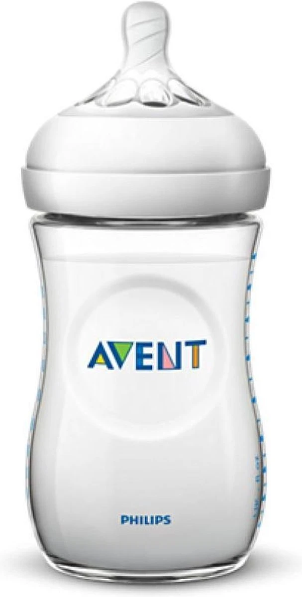 Philips Avent SCF033/17 Natural Babyfles - 1m+ - Langzame Toevoer 2 Philips Avent SCF033/17 Natural Babyfles - 1m+ - Langzame Toevoer - Afbeelding 2