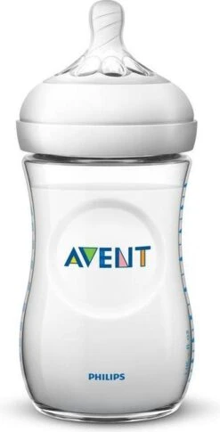 Philips Avent SCF033/17 Natural Babyfles - 1m+ - Langzame Toevoer 33 Philips Avent SCF033/17 Natural Babyfles - 1m+ - Langzame Toevoer -Jollein Winkel 611x1200