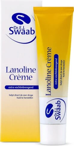 Dr Swaab Lanoline Creme - Tepel Creme Droge Huid - 30 Gram
