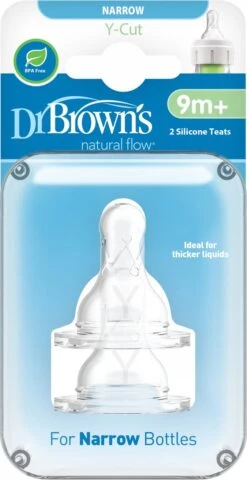 Dr. Brown's Options+ Anti-colic Y-speen - Voor Standaard Halsfles - 2 Stuks 8 Dr. Brown's Options+ Anti-colic Y-speen - Voor Standaard Halsfles - 2 Stuks -Jollein Winkel 618x1200
