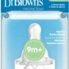 Dr. Brown's Options+ Anti-colic Y-speen - Voor Standaard Halsfles - 2 Stuks