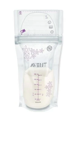 Philips Avent SCF603/25 - Bewaarzakken Voor Moedermelk - 25 Zakken - 180 Ml -Jollein Winkel 631x1200 1