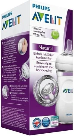 Philips Avent SCF033/17 Natural Babyfles - 1m+ - Langzame Toevoer 28 Philips Avent SCF033/17 Natural Babyfles - 1m+ - Langzame Toevoer -Jollein Winkel 650x1200