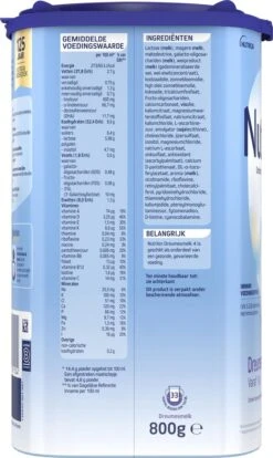 Nutrilon 4 Dreumesmelk – Flesvoeding Vanaf 1 Jaar – 800g -Jollein Winkel 716x1200 2