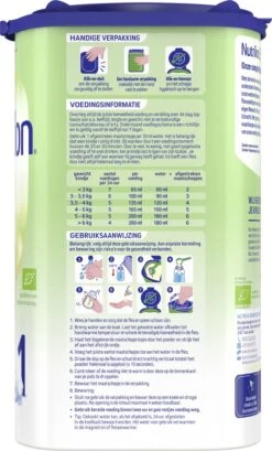 Nutrilon Bio 1 - Volledige Zuigelingenvoeding 0-6 Maanden - 800g - IE-ORG-02 -Jollein Winkel 725x1200 1