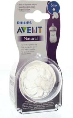 Philips Avent SCF046/27 Natural Speen - 6m+ - 2stuks -Jollein Winkel 744x1200