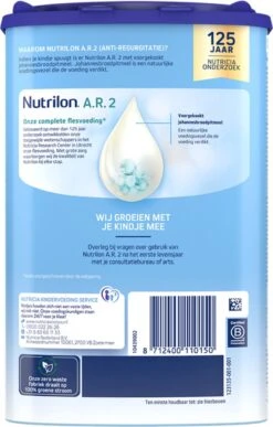 Nutrilon A.R. 2 – Flesvoeding Bij Spugen Vanaf 6 Maanden – 800g -Jollein Winkel 766x1200 4