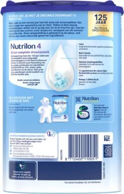 Nutrilon 4 Vanille Dreumesmelk – Flesvoeding Vanaf 1 Jaar – 800g -Jollein Winkel 767x1200 1