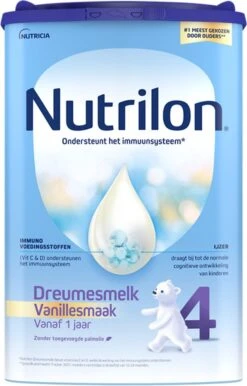 Nutrilon 4 Vanille Dreumesmelk – Flesvoeding Vanaf 1 Jaar – 800g -Jollein Winkel 767x1200