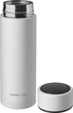 Nûby - RapidCool™ - Maak De Perfecte Flesvoeding Voor Je Baby - Flessenkoeler - Inclusief Melkpoederdispenser En Digitaal Deksel - Wit -Jollein Winkel 777x1200 1