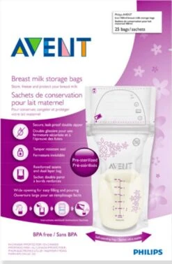 Philips Avent SCF603/25 - Bewaarzakken Voor Moedermelk - 25 Zakken - 180 Ml -Jollein Winkel 785x1200 1