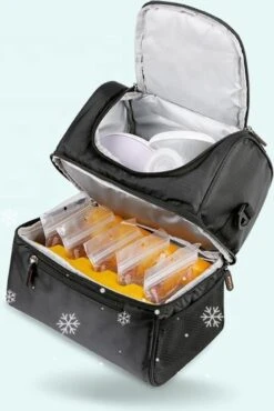 QEY - Koeltas Voor Moedermelk Bewaarzakjes - Zwart 5 QEY - Koeltas Voor Moedermelk Bewaarzakjes - Zwart -Jollein Winkel 801x1200 1