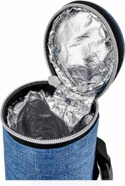 Babyjem Isolerende Flessentas Grijs -Jollein Winkel 807x1200