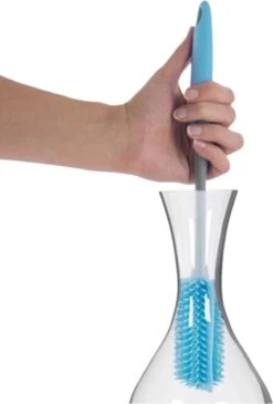 2x Flessenborstel – Roze – Siliconen – Flessenreiniger – Tuitenwisser – Flesborstel – Baby -Jollein Winkel 812x1200