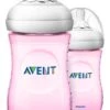 Philips Avent Natural Babyfles - SCF034/27 Babyfles (1m+) Voor Langzame Toevoer - 2x