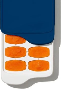 OXO Tot Babyvoeding Diepvriesbakjes - Babyvoeding Bewaarbakjes - Diepvriesbakjes Met Deksel - 14x22 Ml- Navy -Jollein Winkel 818x1200 2