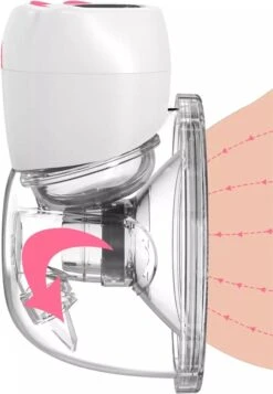 Nutric Elektrische Borstkolf - BPA-Vrij - Draagbaar & Draadloos - Verschillende Opzetstukken & Standen - 2 Stuks -Jollein Winkel 831x1200 8