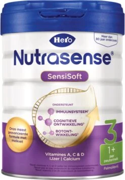 Hero Nutrasense SensiSoft Peutermelk 3 - Flesvoeding Vanaf 1 Jaar - 3 X 700 Gram - Met Melkvet - Palmolie Vrij 9 Hero Nutrasense SensiSoft Peutermelk 3 - Flesvoeding Vanaf 1 Jaar - 3 X 700 Gram - Met Melkvet - Palmolie Vrij -Jollein Winkel 834x1200 1