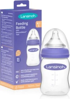 Lansinoh 160 Ml Natural Wave Fles 75860 -Jollein Winkel 848x1200