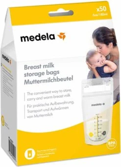 Medela Moedermelk Bewaarzakjes Moedermelkbewaarzakjes Medela Zakjes - Gemakkelijke Etiketteren - 180 Ml - 50 Stuks -Jollein Winkel 871x1200 1