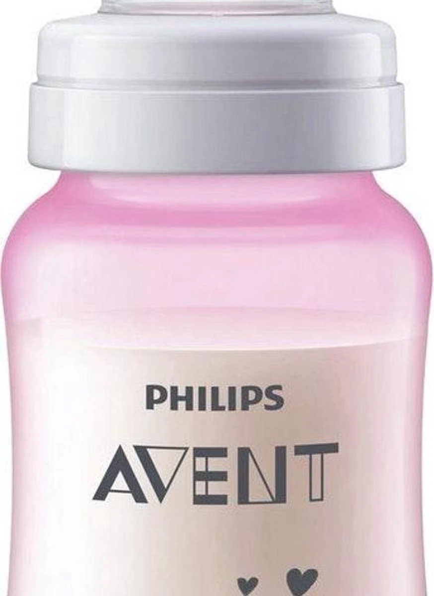 Philips Avent Anti-colic SCF821/14 - Babyfles (260 Ml) - 1 Stuk - Roze 11 Philips Avent Anti-colic SCF821/14 - Babyfles (260 Ml) - 1 Stuk - Roze - Afbeelding 11