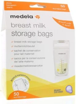 Medela Moedermelk Bewaarzakjes Moedermelkbewaarzakjes Medela Zakjes - Gemakkelijke Etiketteren - 180 Ml - 50 Stuks -Jollein Winkel 876x1200