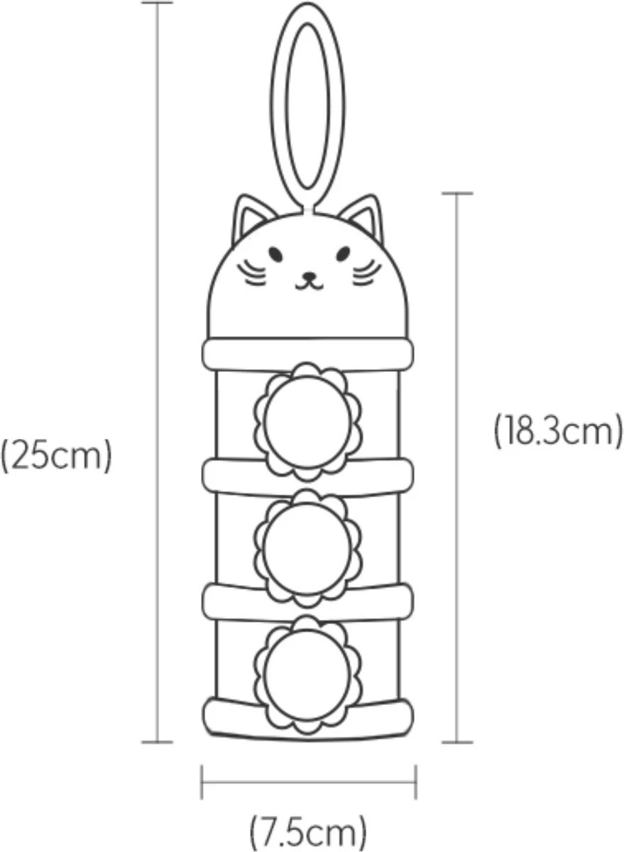 Melkpoedertoren Melkpoeder Toren - Roze - Flesvoedingsaccessoires - Babyvoeding Bewaarbakjes - Doseerdoosjes - Kraam Cadeau - BPA Vrij 2 Melkpoedertoren Melkpoeder Toren - Roze - Flesvoedingsaccessoires - Babyvoeding Bewaarbakjes - Doseerdoosjes - Kraam Cadeau - BPA Vrij - Afbeelding 2