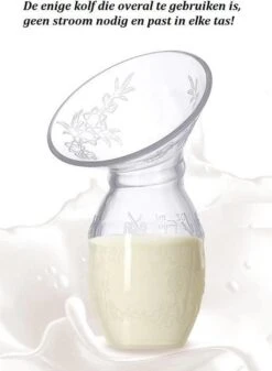 Teppie Borstkolf Handmatig - Handkolf - Lekschaal Voor Borstvoeding - Siliconen Kolfapparaat 100% BPA-Vrij -Jollein Winkel 880x1200