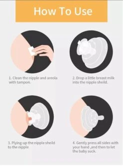 Pure Moms Tepelhoedjes Beschermen Je Tepels En Helpen Het Aanleggen Vergemakkelijken Als Dit Niet Goed Lukt Of Pijnlijk Is - 2 Cm Speen - 2 Stuks - 0-12 Maanden, 1-2 Jaar - BPA Vrij - Beschermend Bakje -Jollein Winkel 884x1200 1