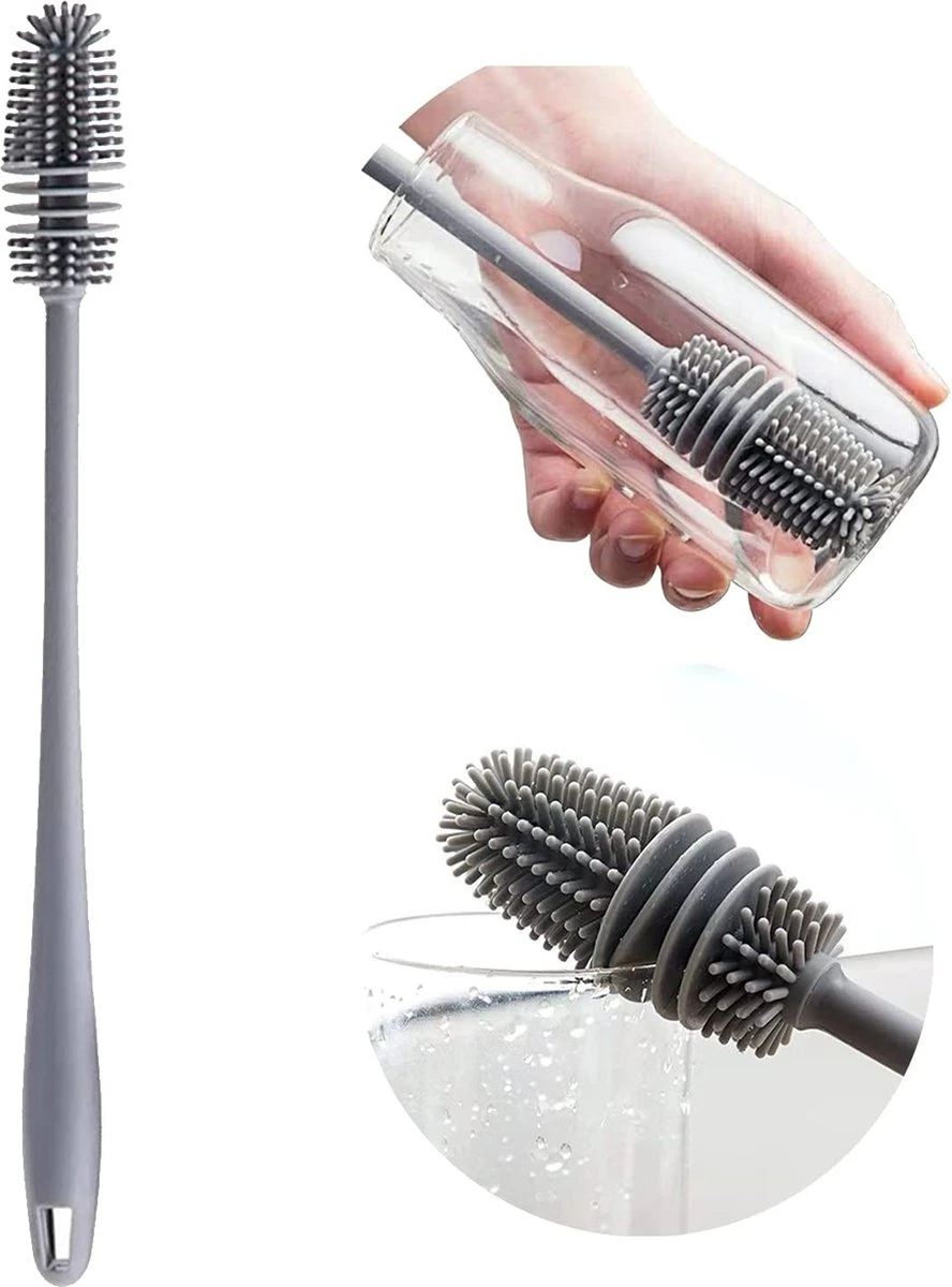 Flessenborstel - Flessenborstel Baby - Flessenreiniger - Flessenlikker - Pottenlikker - Flessenlikker Vaatwasserbestendig - Flessenlikker Siliconen - Flessentrekker - Flessenschraper 2 Flessenborstel - Flessenborstel Baby - Flessenreiniger - Flessenlikker - Pottenlikker - Flessenlikker Vaatwasserbestendig - Flessenlikker Siliconen - Flessentrekker - Flessenschraper - Afbeelding 2