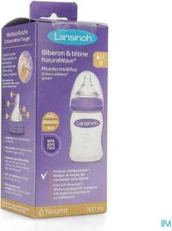 Lansinoh 160 Ml Natural Wave Fles 75860 -Jollein Winkel 892x1200