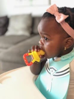 2x Fruitspeen Kinderbestek - Speen Babyvoeding Blauw -Jollein Winkel 899x1200