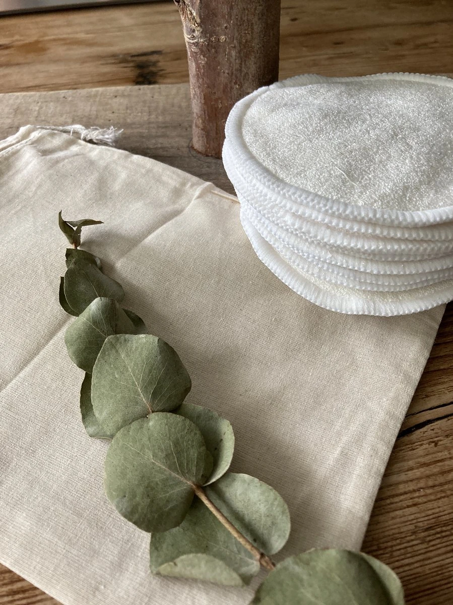 Merkloos Wasbare Zoogcompressen (8st)- Borstvoeding- Bamboe Compres 2 Merkloos Wasbare Zoogcompressen (8st)- Borstvoeding- Bamboe Compres - Afbeelding 2