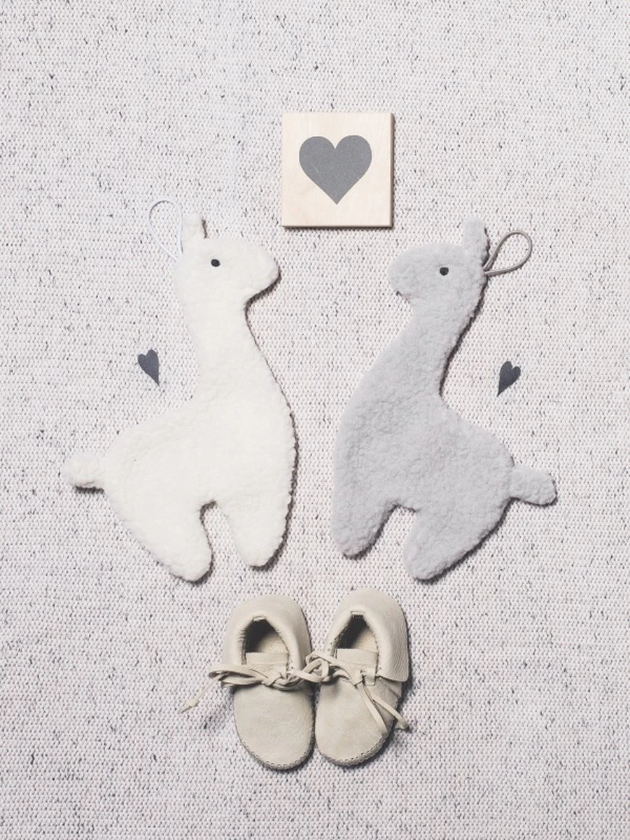 Jollein Speendoekje Lama - Off-white 10 Jollein Speendoekje Lama - Off-white - Afbeelding 10