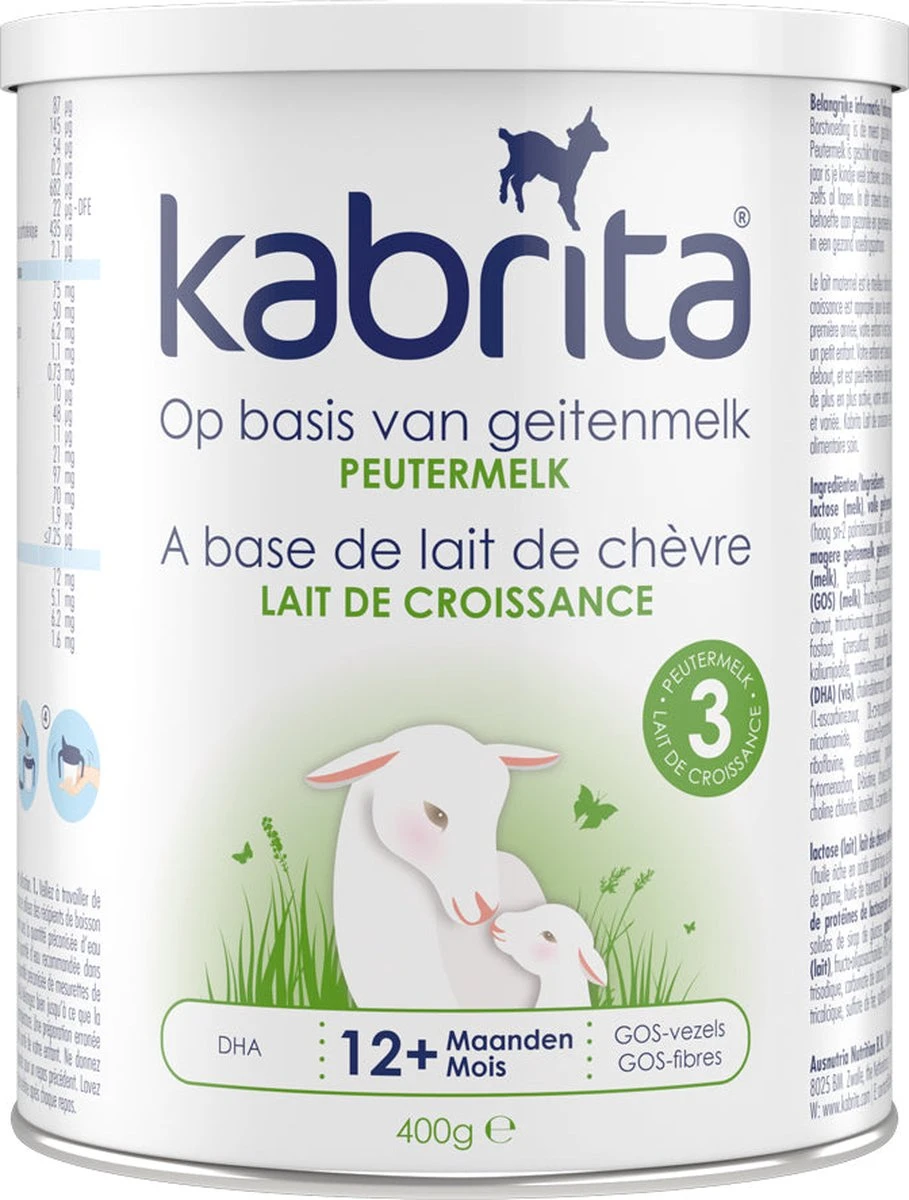 Kabrita 3 Peutermelk - Babyvoeding 12+ Maanden - 400g 11 Kabrita 3 Peutermelk - Babyvoeding 12+ Maanden - 400g - Afbeelding 11