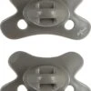 Difrax Fopspeen 0-6 Maanden Dental - Grijs/Clay - Orthodontische Speen - 2 Stuks