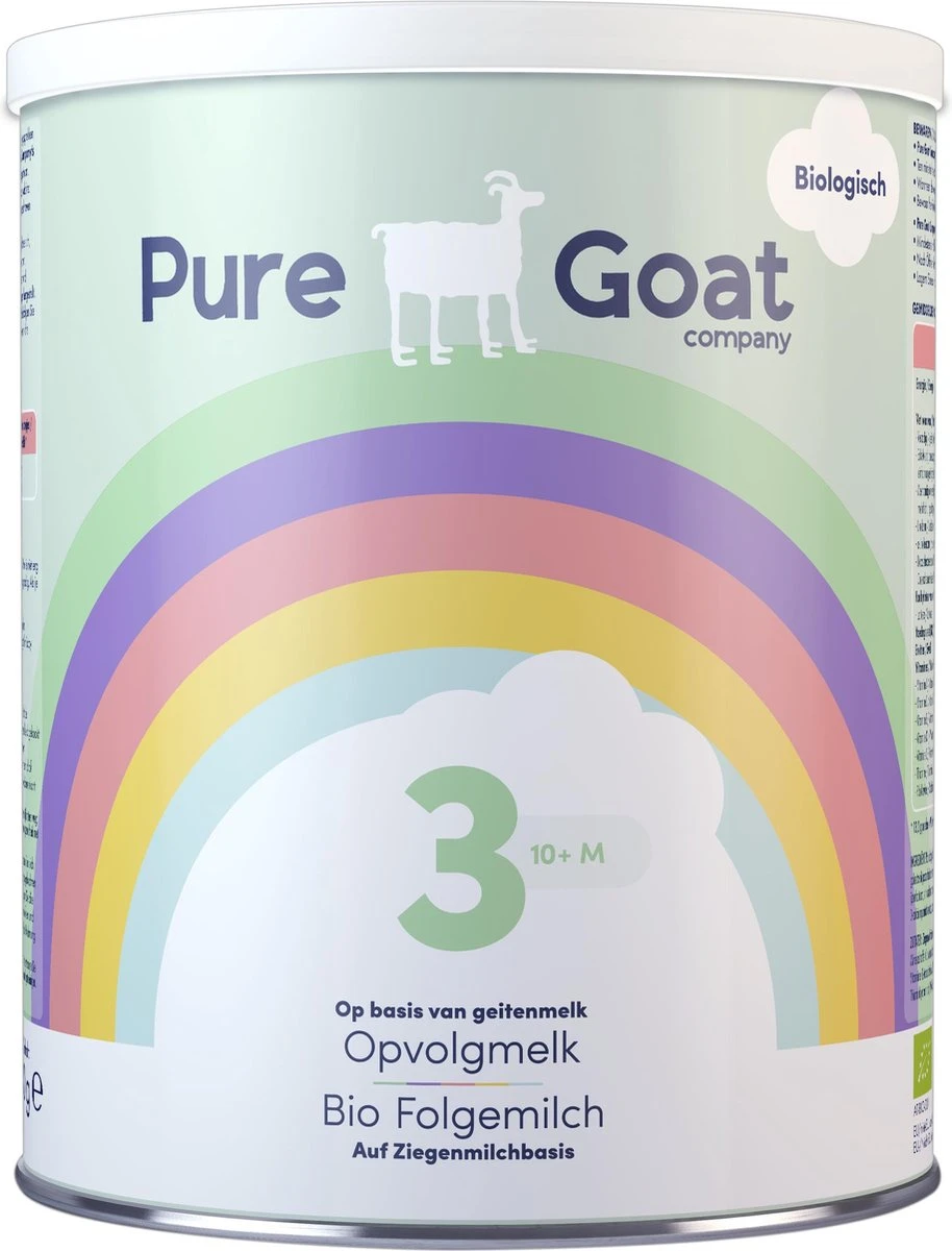 Pure Goat Company - Opvolgmelk 3 - Biologische Flesvoeding Op Basis Van Volle Geitenmelk - 800 Gram 1 Pure Goat Company - Opvolgmelk 3 - Biologische Flesvoeding Op Basis Van Volle Geitenmelk - 800 Gram