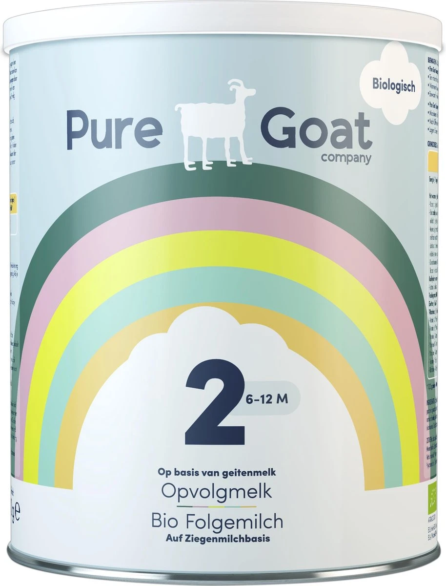 Pure Goat Company - Opvolgmelk 2 - Biologische Flesvoeding Op Basis Van Volle Geitenmelk - 800 Gram 1 Pure Goat Company - Opvolgmelk 2 - Biologische Flesvoeding Op Basis Van Volle Geitenmelk - 800 Gram