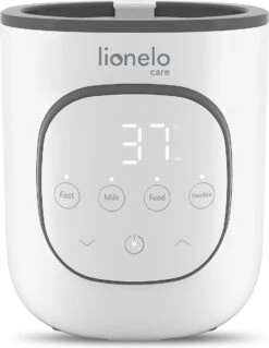 Lionelo Thermup 2.0 Flessenwarmer 5in1 - Verwarming Van Vloeistoffen En Eten - Sterilseren En Ontdooien - BPA-FREE - Overhittingsbeveiliging - Thermostaat - Automatische Uitschakeling Bij Watertekort -Jollein Winkel 930x1200