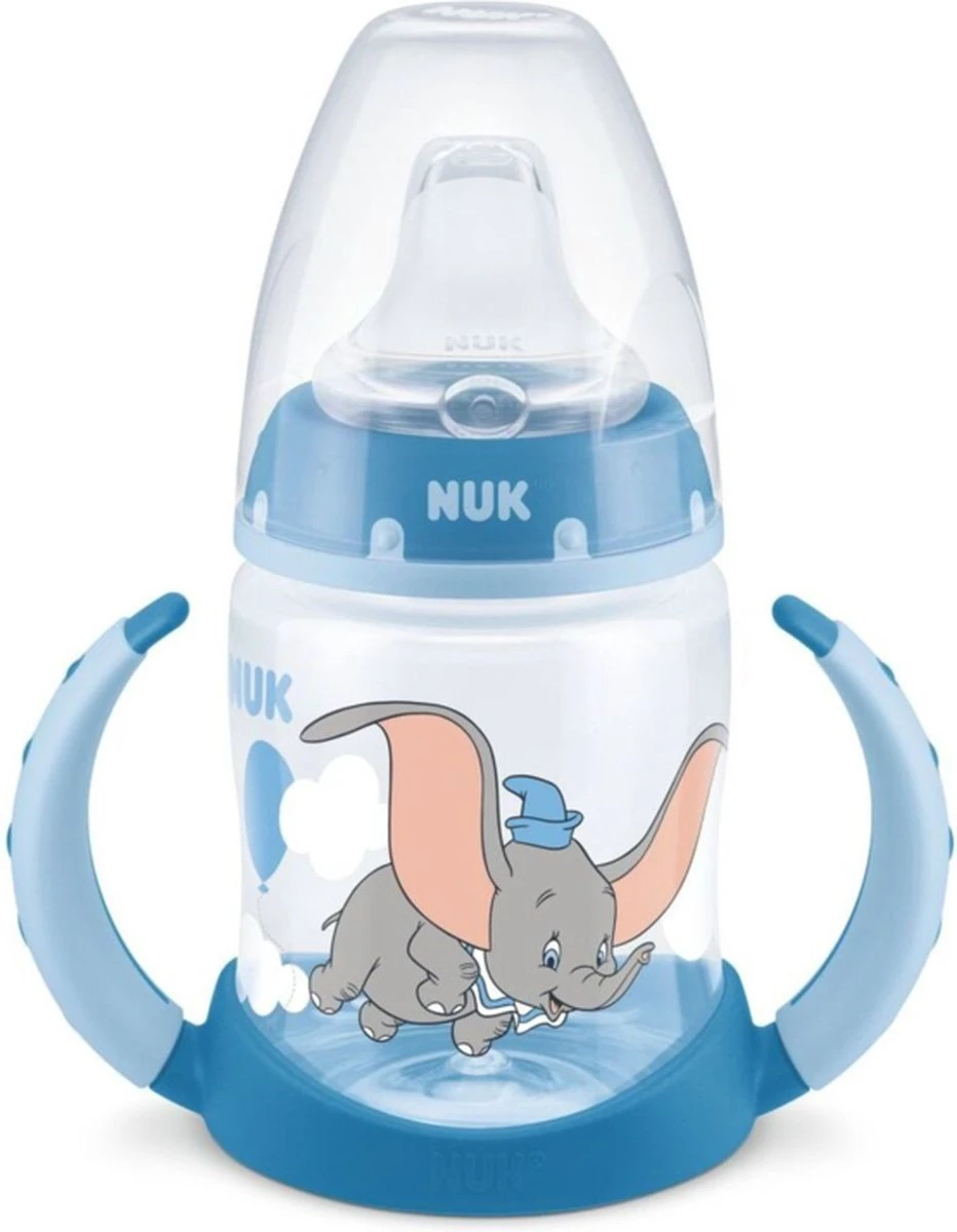 NUK | First Choice | Disney Baby | Disney Dumbo | Fles Om Te Leren Drinken | 150ml | 6-18maanden 6-18 Maanden 2 NUK | First Choice | Disney Baby | Disney Dumbo | Fles Om Te Leren Drinken | 150ml | 6-18maanden 6-18 Maanden - Afbeelding 2