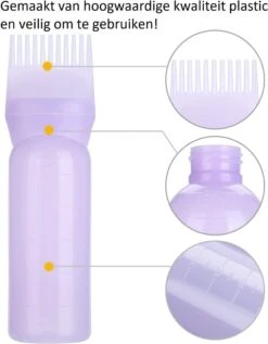 Haar Olie Applicator - Geschikt Voor Rosemary Oil, Mielle Rosemary Mint Oil - Geschikt Voor Haar Serum - Kan Worden Gebruikt Voor Rozemarijn Olie Voor In Het Haar! - Applicatieflesje - Applicator -Jollein Winkel 934x1200