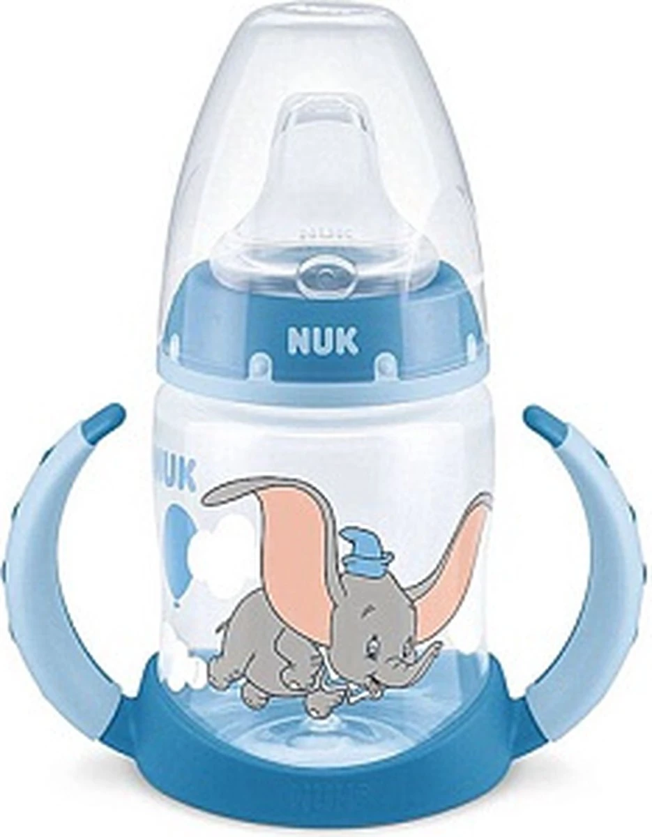 NUK | First Choice | Disney Baby | Disney Dumbo | Fles Om Te Leren Drinken | 150ml | 6-18maanden 6-18 Maanden 1 NUK | First Choice | Disney Baby | Disney Dumbo | Fles Om Te Leren Drinken | 150ml | 6-18maanden 6-18 Maanden