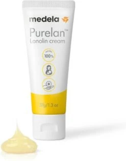 Medela Purelan Tepelzalf Lanoline Tepelcreme Snelle Verlichting Bij Pijnlijke Tepels - Tube 37gr -Jollein Winkel 937x1200