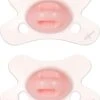 Difrax Fopspeen 0-6 Maanden Natural Speen - Lichtroze/Bubble Gum - 2 Stuks