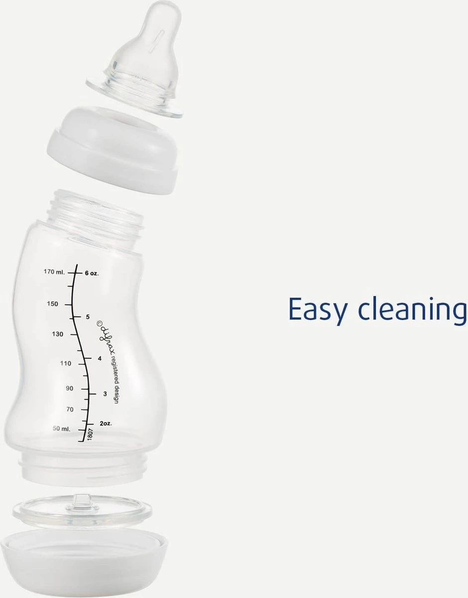 Difrax Babyfles 250 Ml Natural - Anti-Colic - Crèmewit - Duopack 3 Difrax Babyfles 250 Ml Natural - Anti-Colic - Crèmewit - Duopack - Afbeelding 3